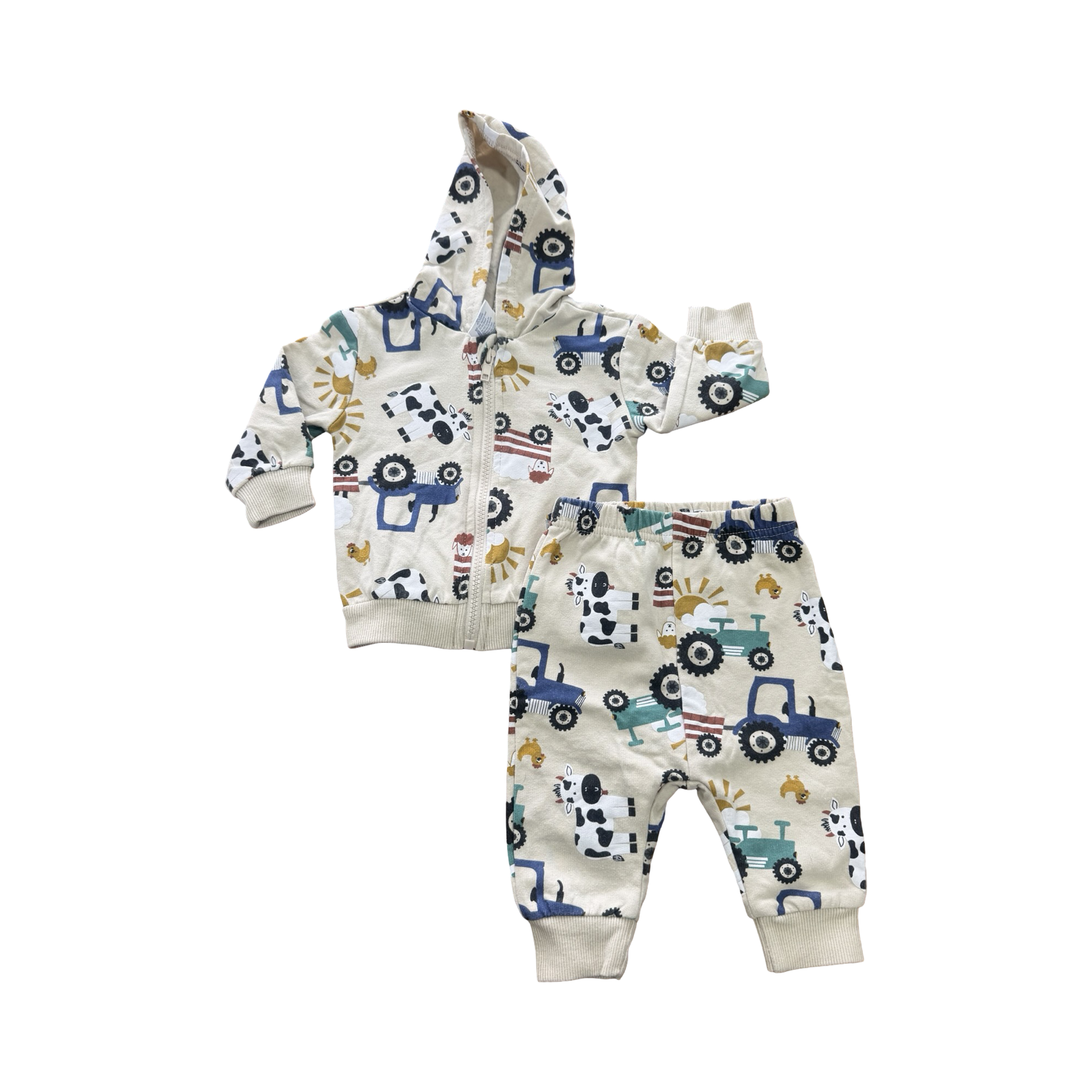 0-3M 2pc Farm Sweater Set - Cuddlesome