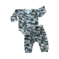 3-6M 2pc Green Camo Set - Ackermans