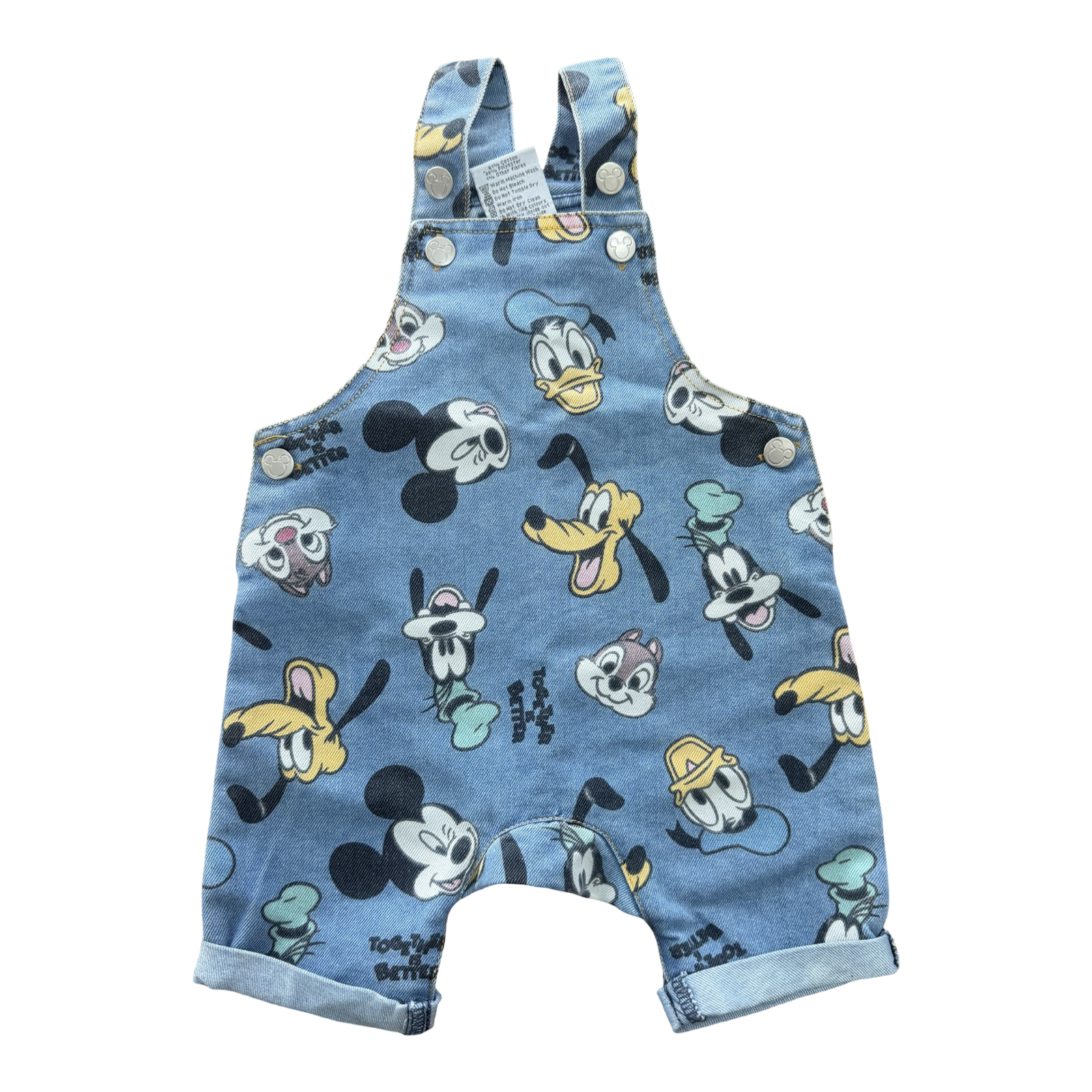 3-6M Denim Dungaree - Disney