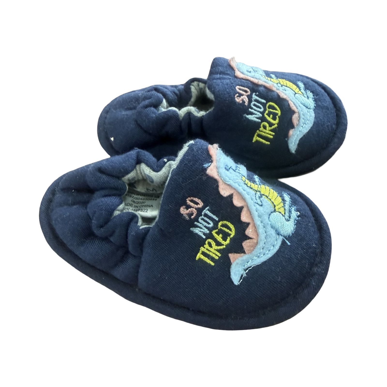 Size 2 So Not Tired Boy Slippers - Woolworths
