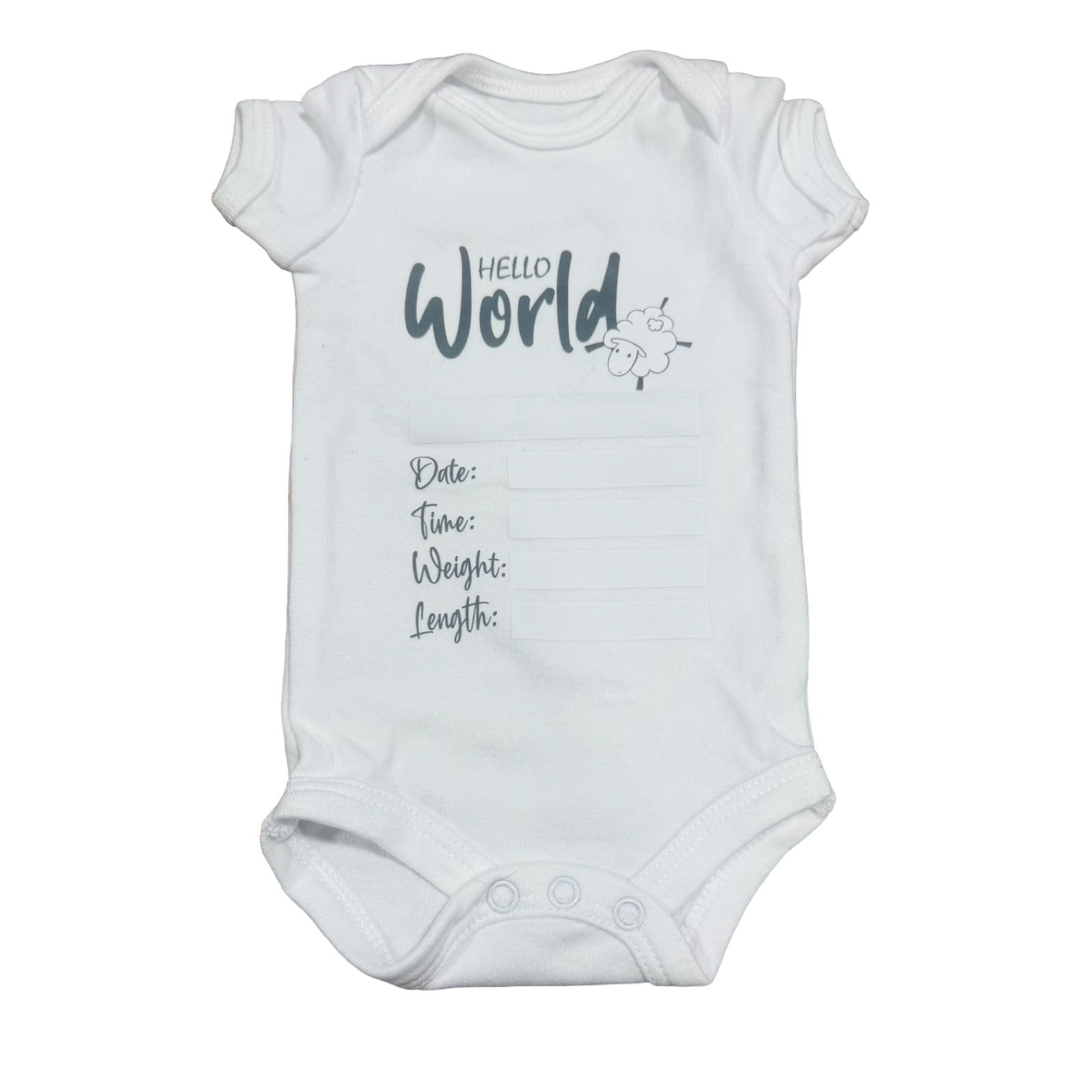 Newborn Hello World Bodysuit