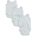 Newborn 3pc Sleeveless Bodyvests - Woolworths