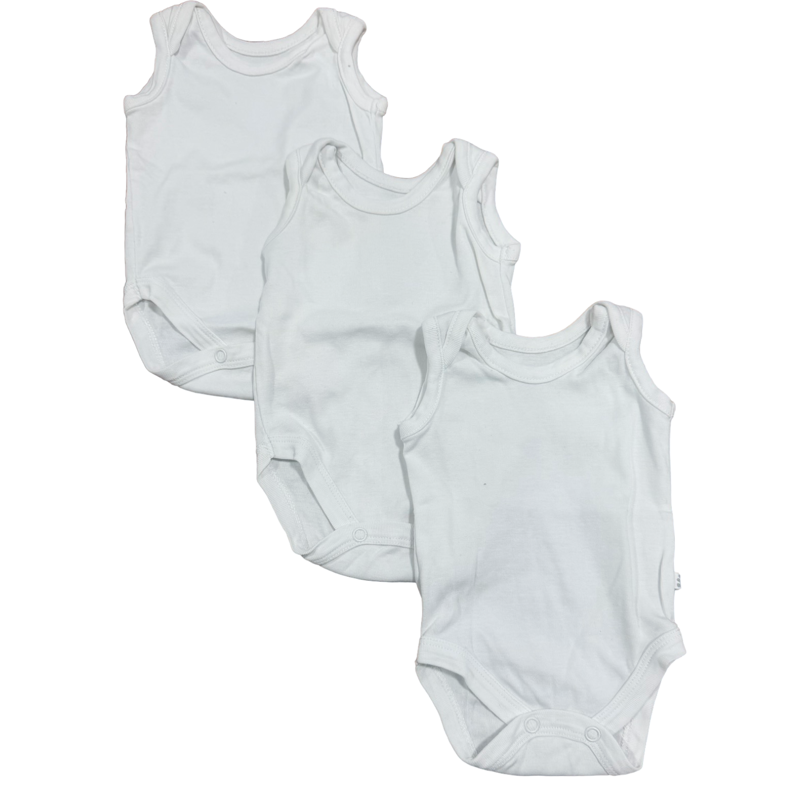 Newborn 3pc Sleeveless Bodyvests - Woolworths