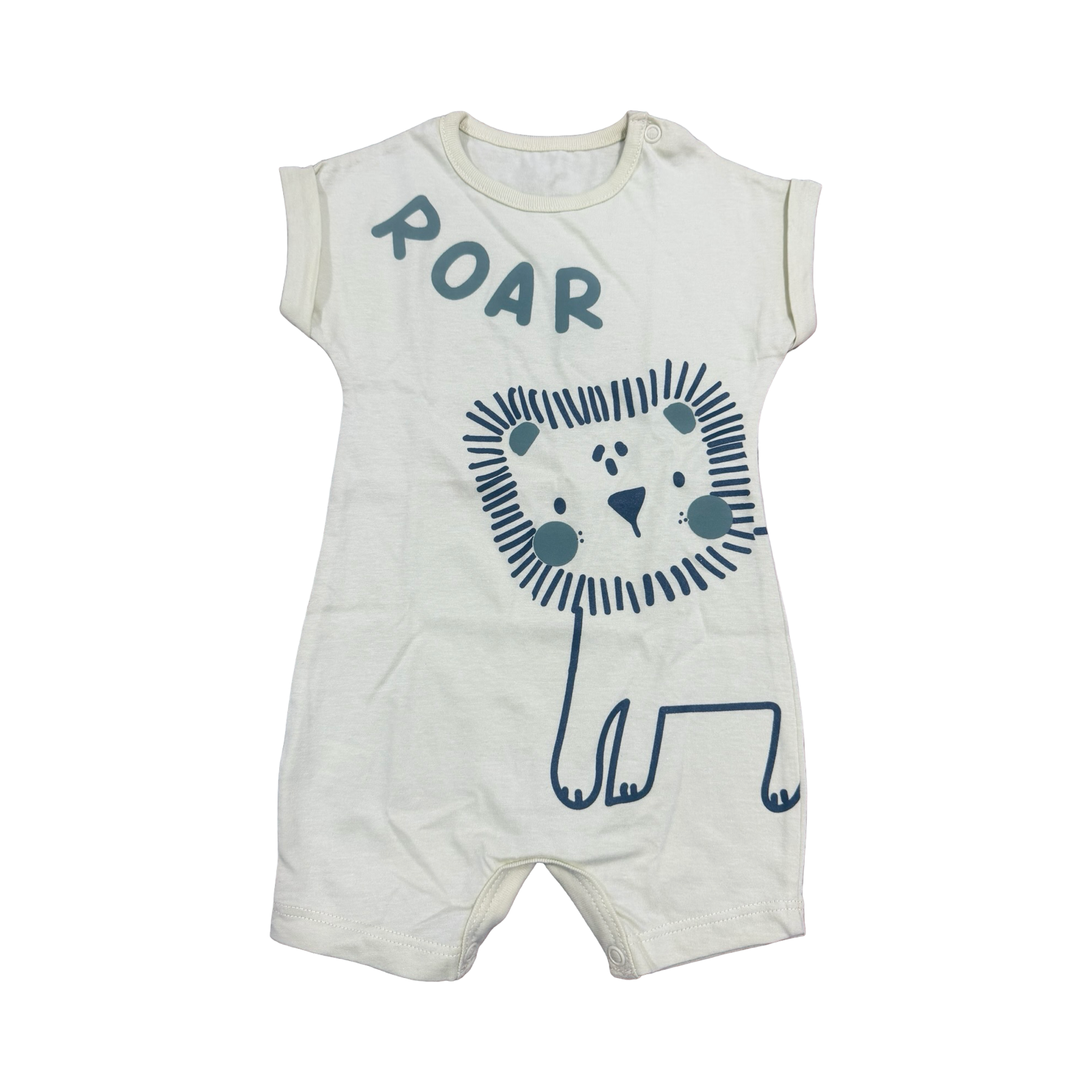 1-3M Green Roar Lion Romper - Woolworths