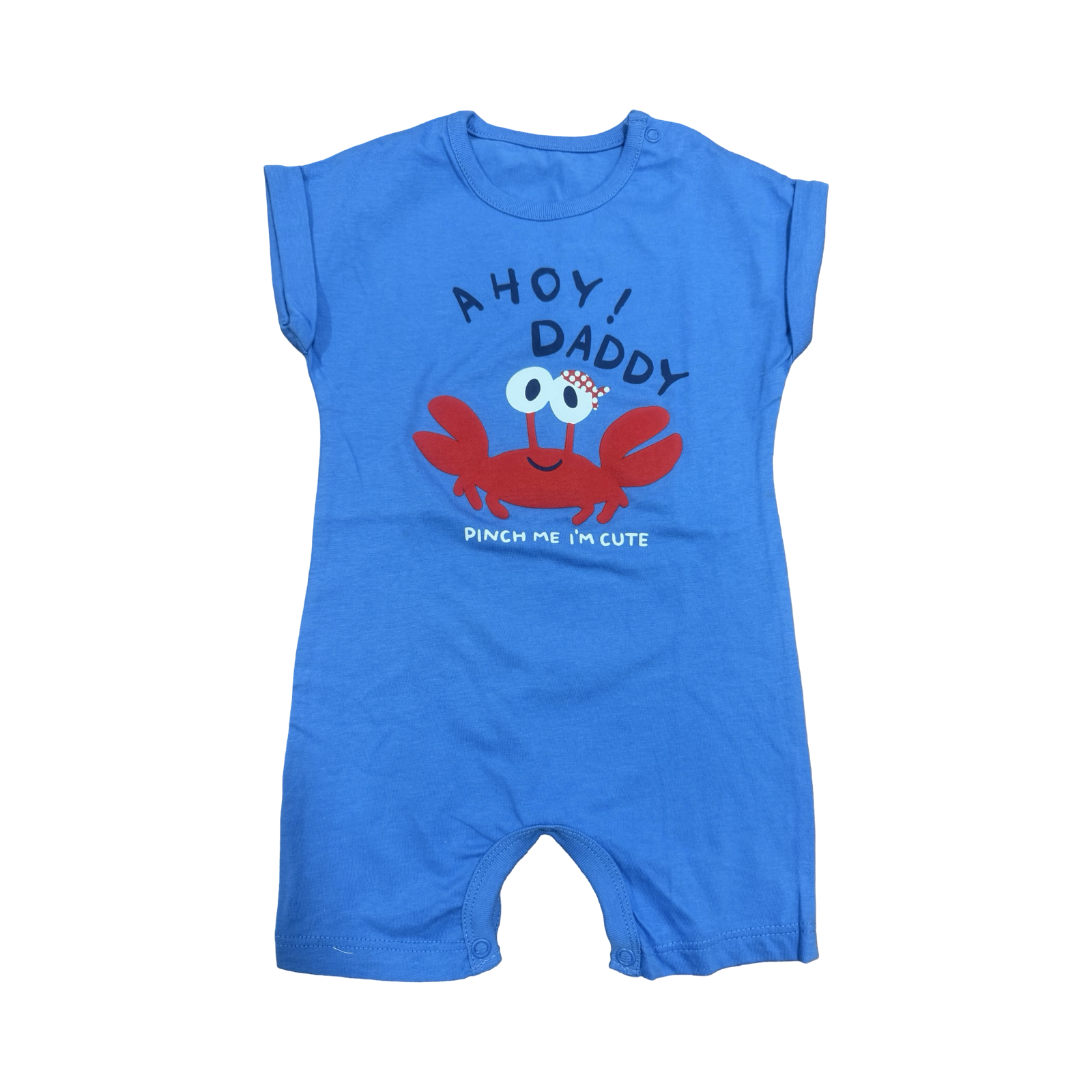 3-6M A Hoy! Daddy Blue Romper - Woolworths