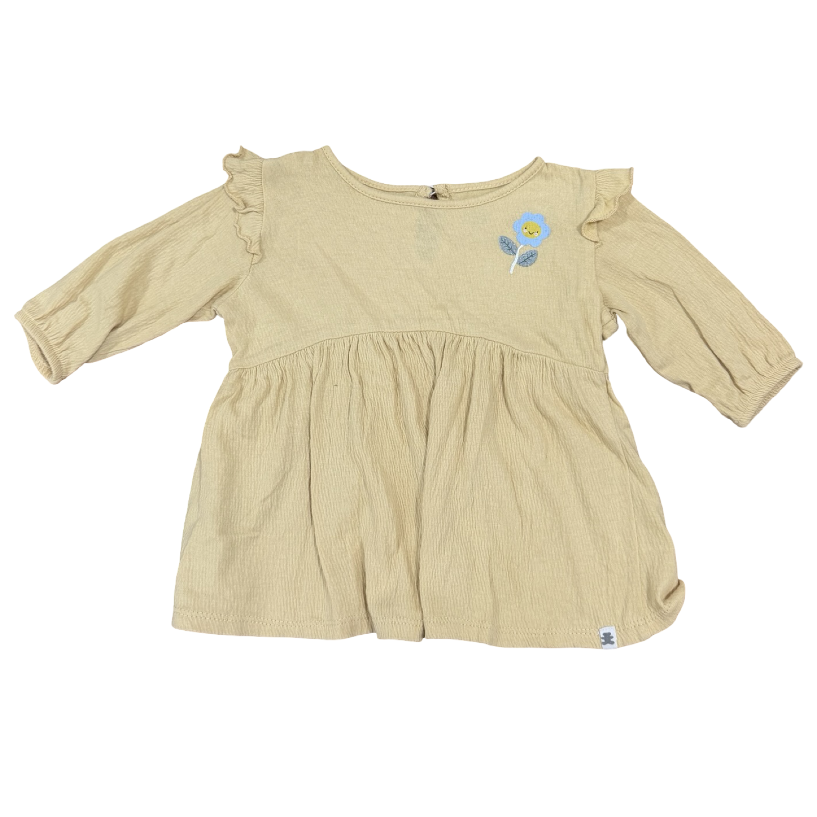 1-3M Yellow Daisy Cotton Dress - Woolworths