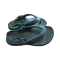 Size 8 Navy Comfort Flops - Crocs