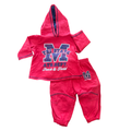 6-12M Red & Navy Tri State Hoodie & Pants - Real Kids