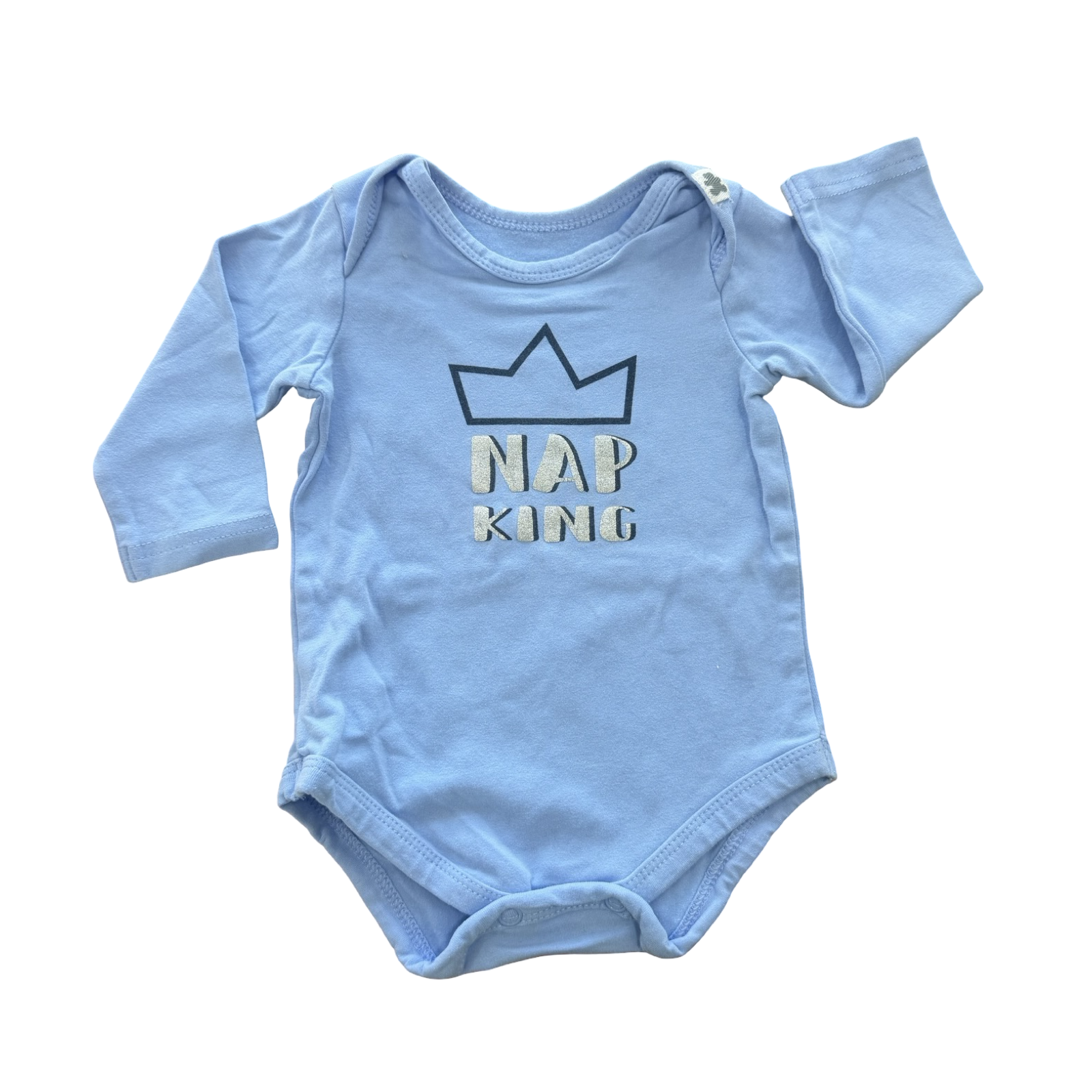 1-3M Blue Nap King Bodysuit - Woolworths