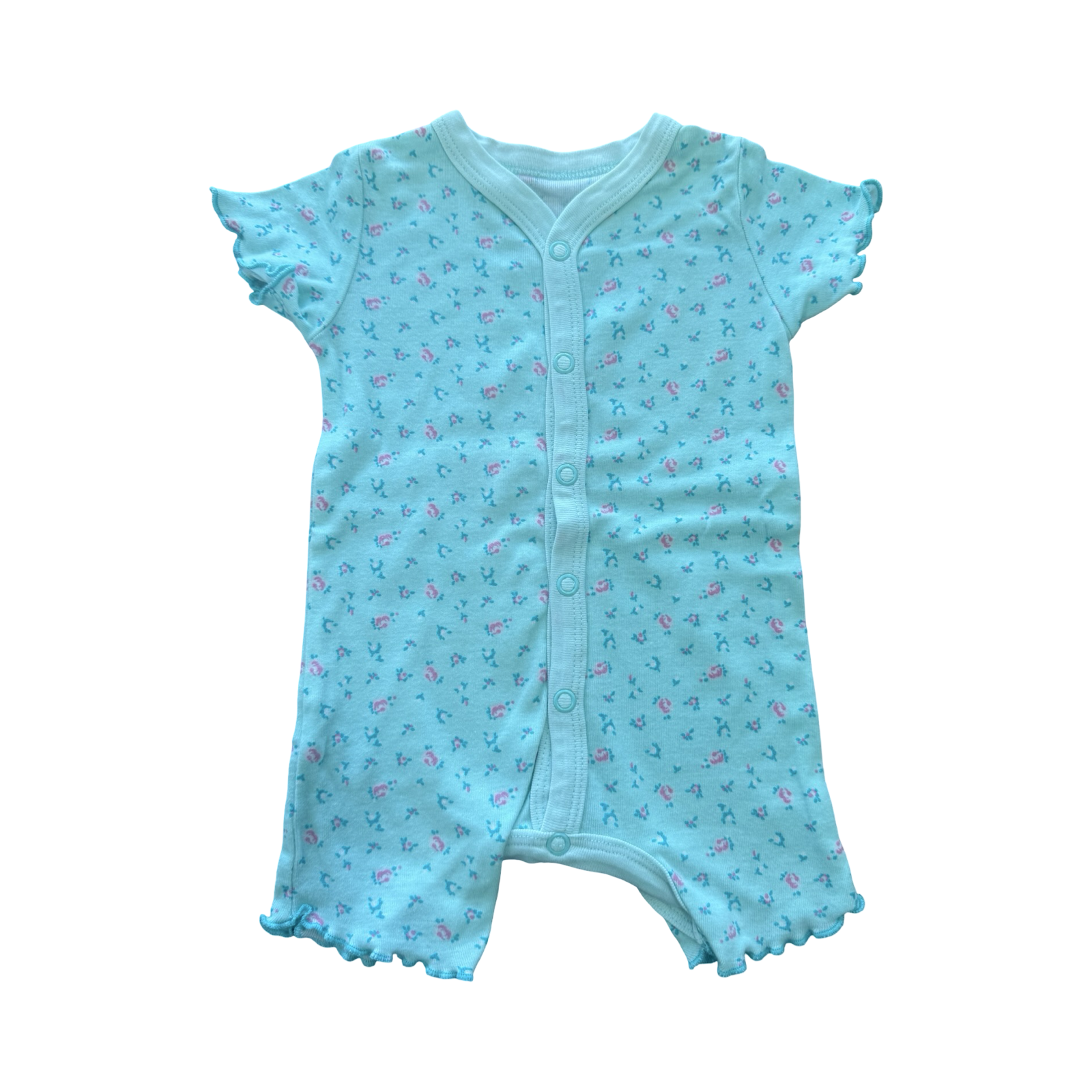 Newborn Green Floral Romper - Woolworths