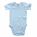 3-6M Blue Melange Bodysuit - Tiny Tots