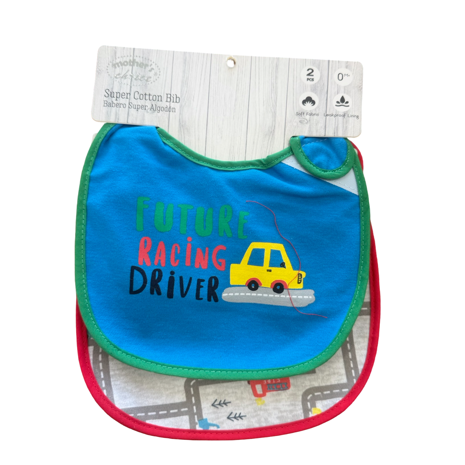 One Size 2 Pack Car & Road Bibs - momnther's choice