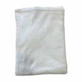 75x00cm White Fleece Blanket - Woolworrths