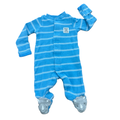 Newborn Blue & White Rhino Babygrow - Carter's