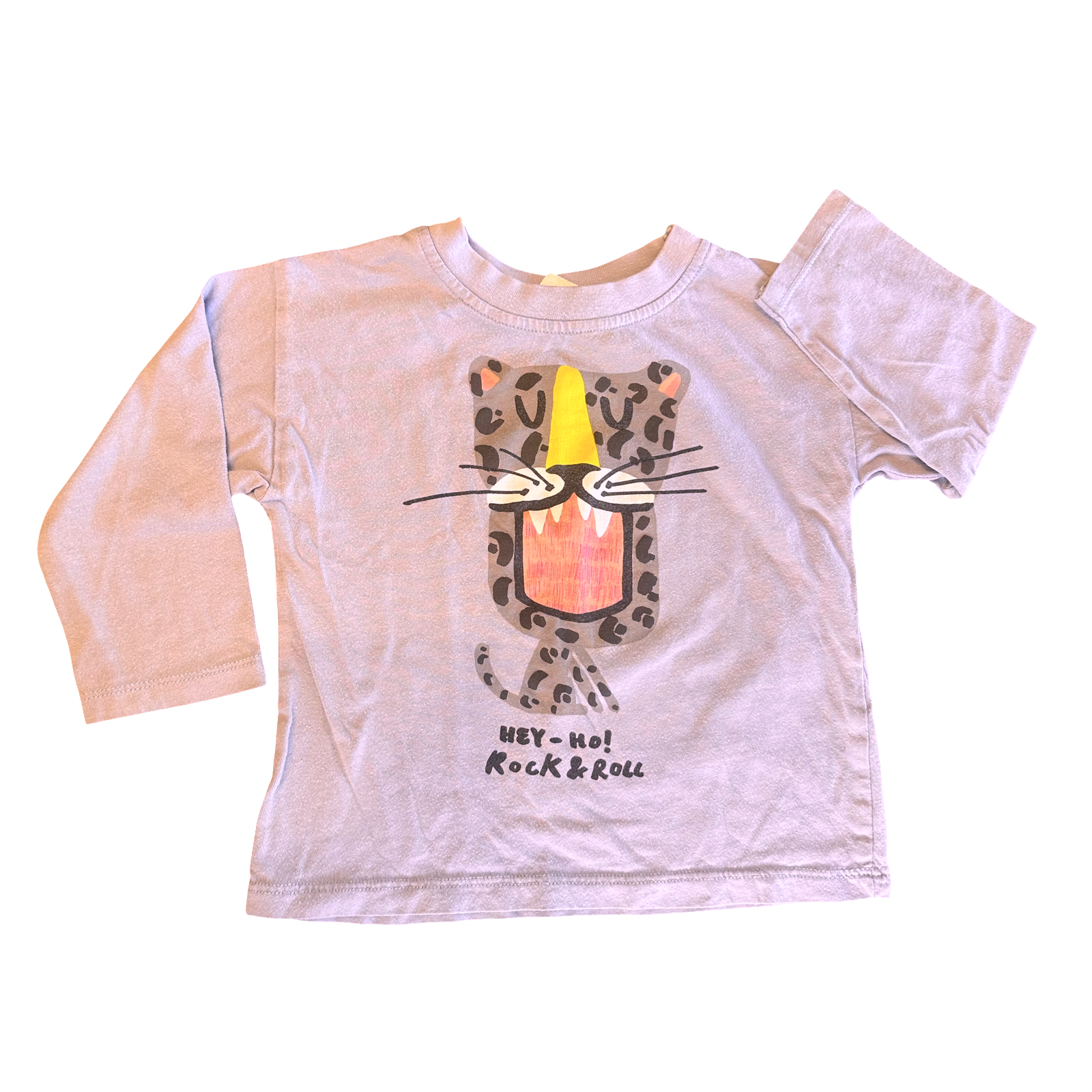 9-12M Purple Leopard Long Sleeve T-Shirt - Zara