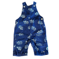 18-24M Navy Car Cotton Dungaree - Woolworths