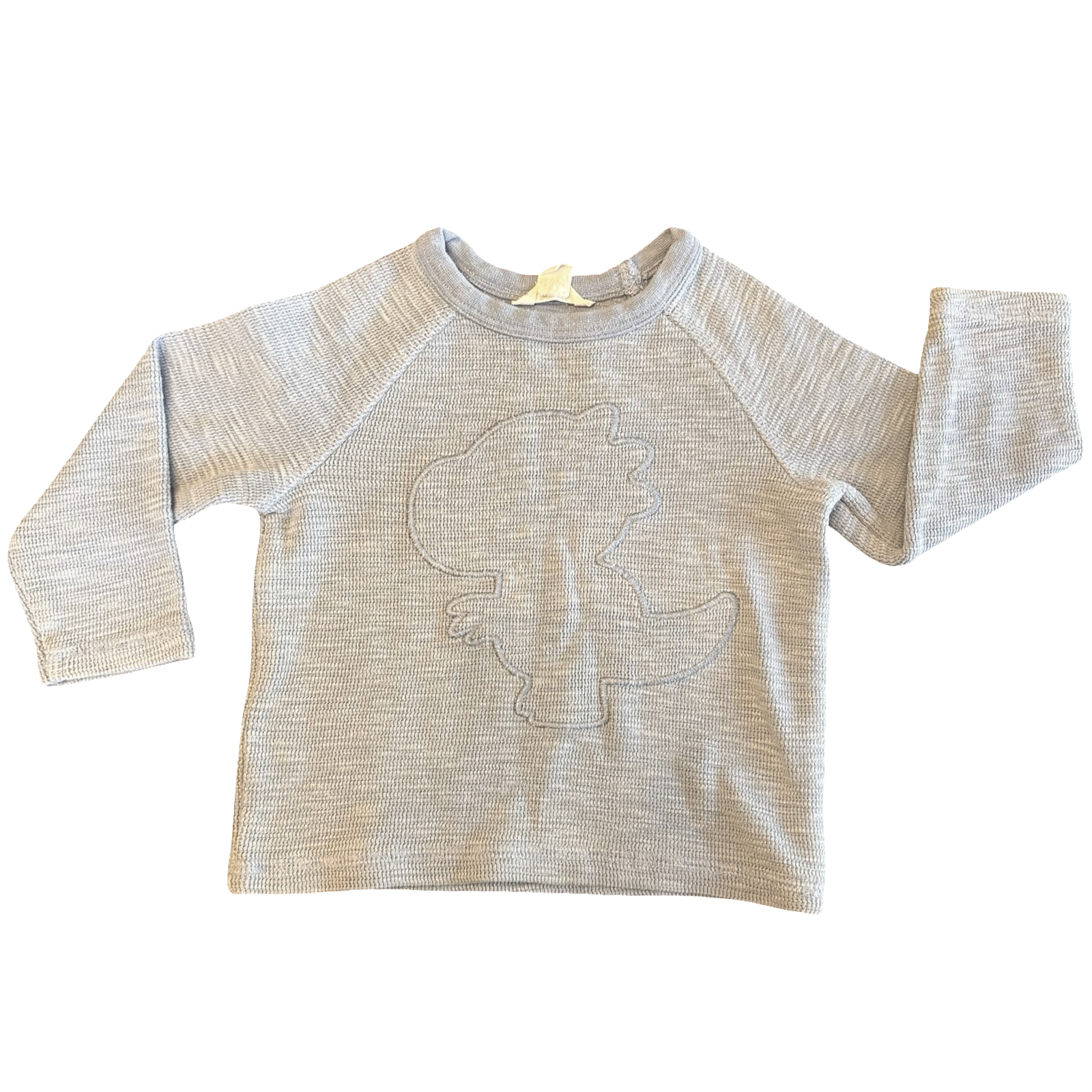 6-12M Blue Dinosaur Knitted Top - Country Road