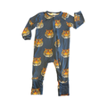6-12M Navy Tiger Long Babygrow - Home Grown Africa