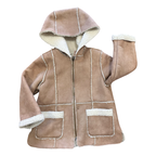 2-3Y Beige & Wool Style Jacket (Small Mark) - Zara