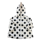 6-12M White & Black Polka Dot Vinyl Jacket - Little Me