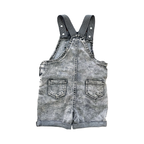 3Y Black Washed Look Dungaree - Ackermans