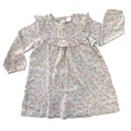 18-24M Light Blue Floral Dress with Frills - H & M