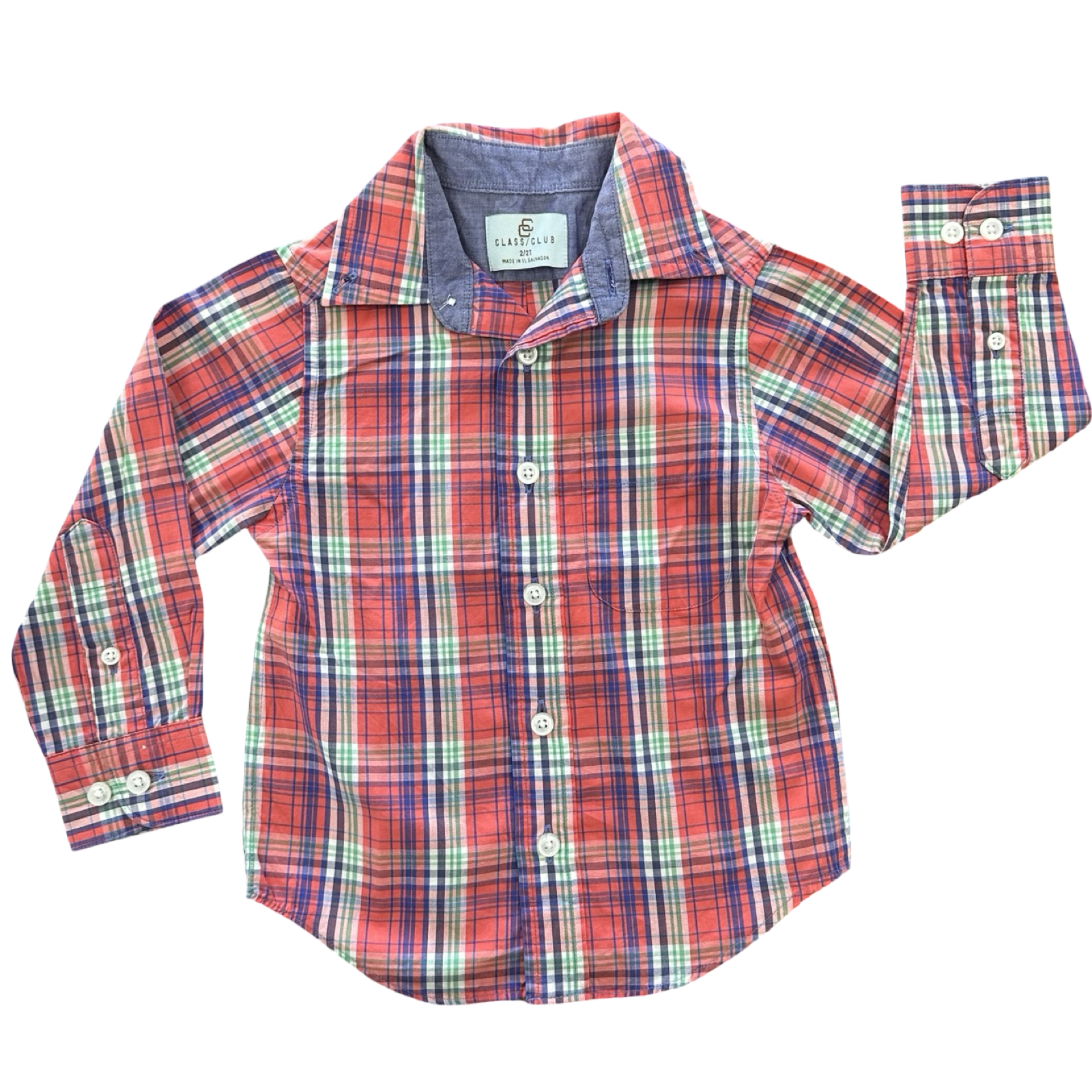 2Y Check Buttoned & Collar Shirt - Class / Club