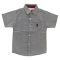 3Y Navy & White Classic Buttoned & Collar Shirt - Polo
