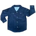 3Y Black Long Sleeve Buttoned & Collar Shirt - Calvin Klein Jeans