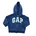 12-18M Navy Zipper Hoodie - Baby Gap