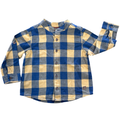18-24M Yello & Navy Check Buttoned & Collar Shirt - Woolworths