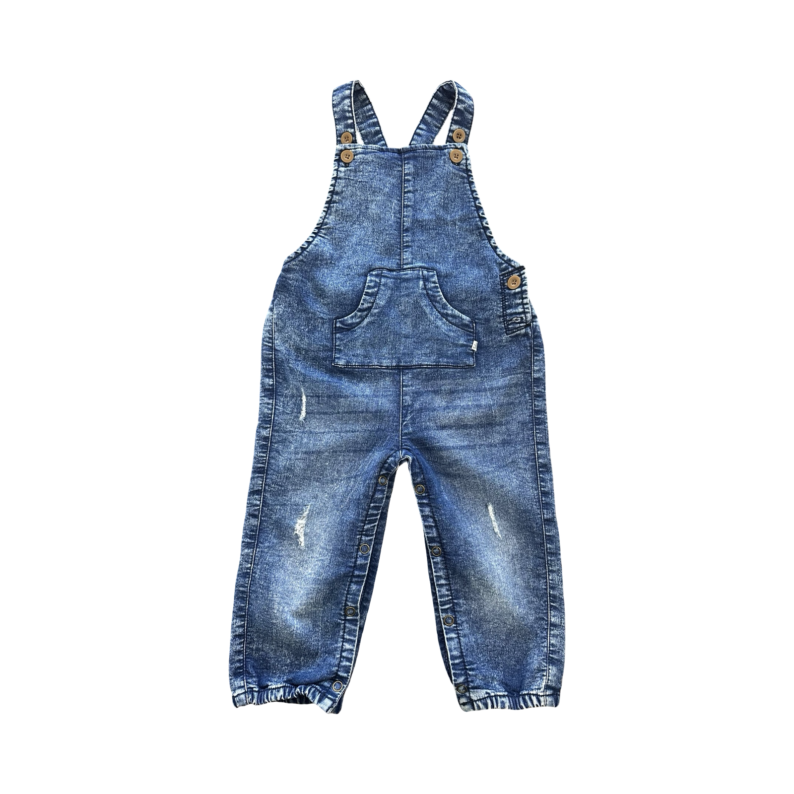 18-24M Denim Dungaree - Woolworths