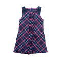4-5Y Red, White & Black Check Dress - Zara