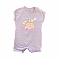 3-6M Purple Let's Go Romper - Woolworths