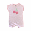 3-6M Pink Cherry Baby Romper - Woolworths