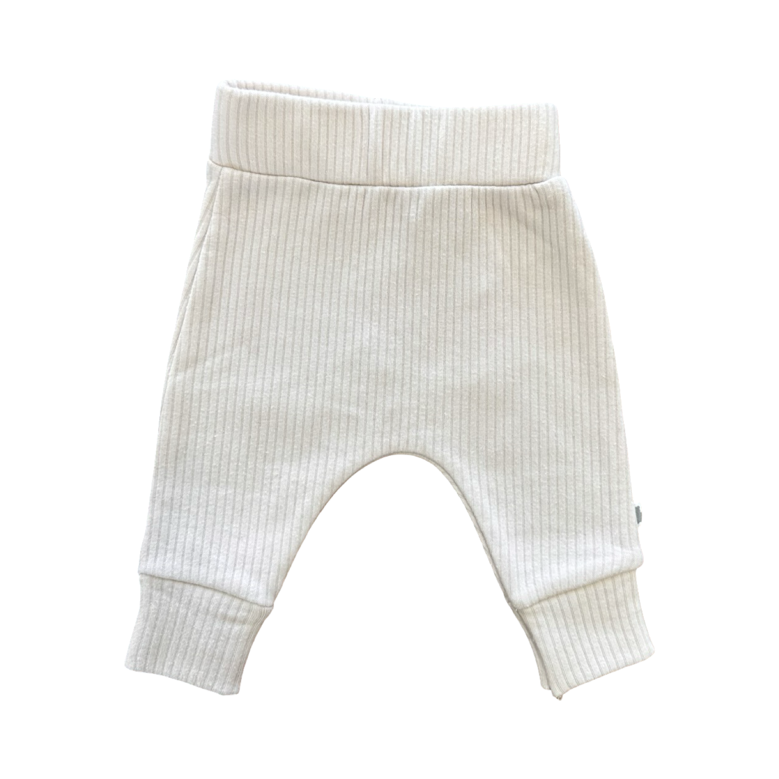 Newborn Cream Ribbed Leggings - Woolworths