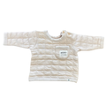 Newborn Cream Puffer Top with Pocket - Woolworths