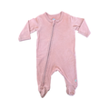 Newborn Blush Zipper Babygrow - Woolworths