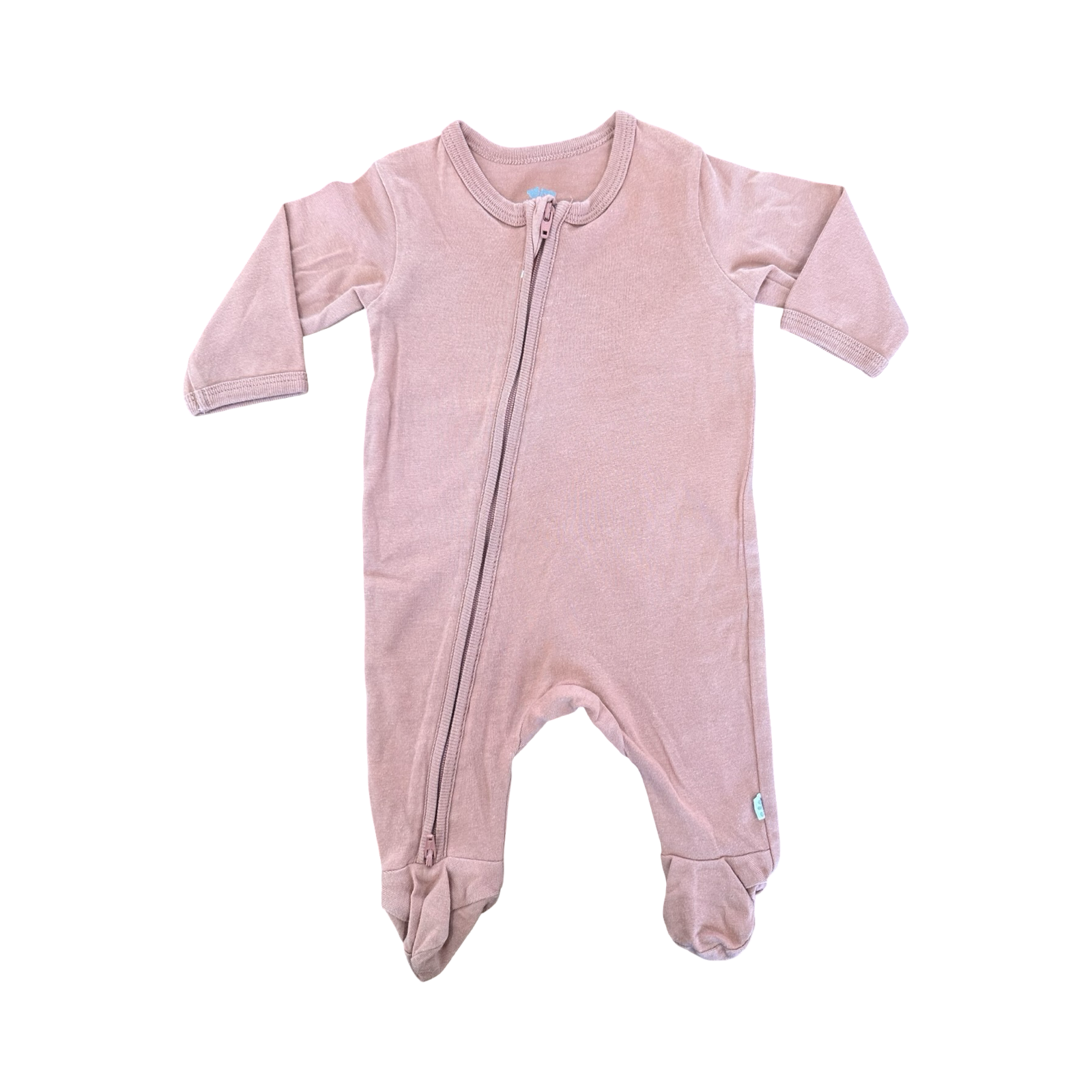 Newborn Blush Zipper Babygrow - Woolworths