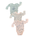 Prem 3pc Born To Fly & Stripe Bodysuits - Woolworths