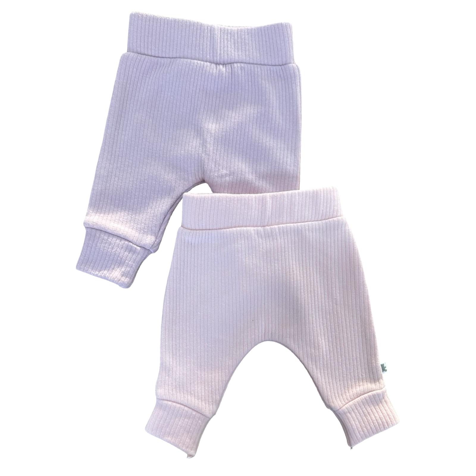 Newborn Warm Winter Ribbed Leggings 2pc Pink & Purple - Woolworths