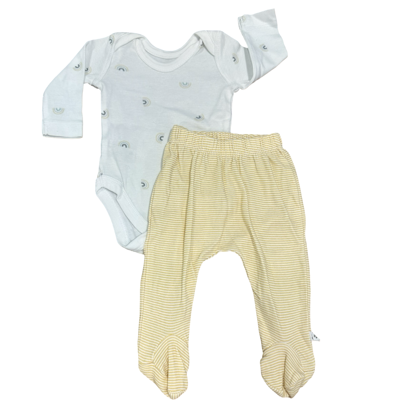 Newborn 2pc Bodysuit & Footed Legging Set - Woolworths