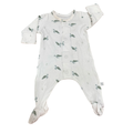 0-3M White Turtle Magnetic Babygrow - Magnetic Munchkin