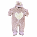 12-18M Pink Fur Super Cute Bunny Onesie - Ackermans