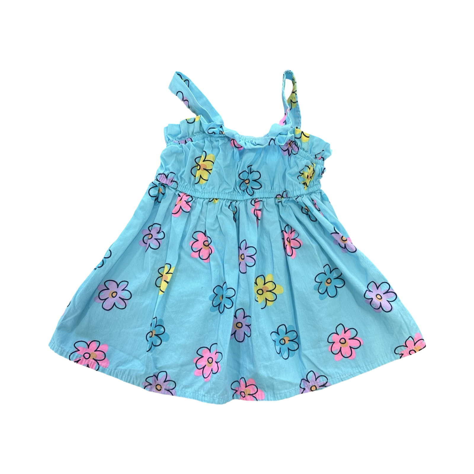 12-18M Blue Daisy Dress - Ackermans