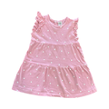 12-18M Light Pink Polka Dot Dress - Tiny Tots
