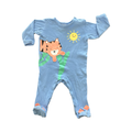 6-12M Blue Tiger Babygrow - Cuddlesome