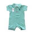 *NEW* Newborn Green Elephant Golf Shirt - Cuddlesome