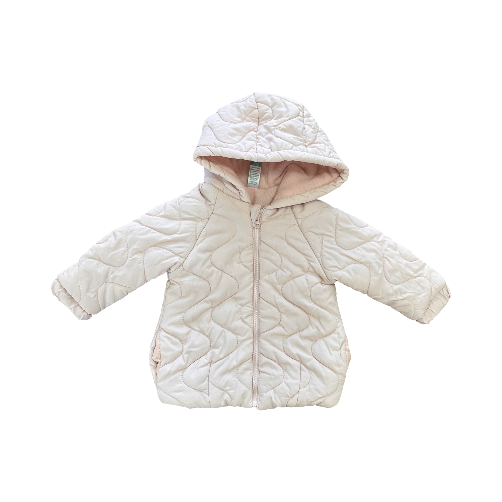 6-12M Light Pink Puffer Jacket - Ackermans