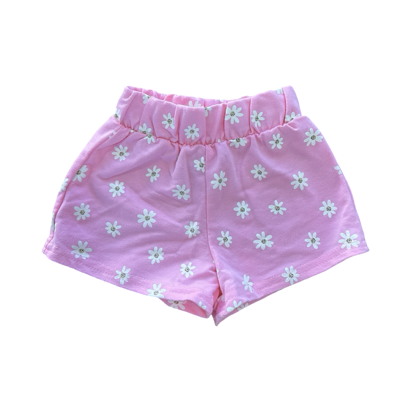 6-12M Pink Daisy Shorts - Ackermans